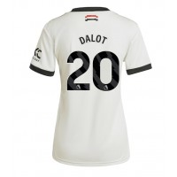 Manchester United Diogo Dalot #20 Fußballbekleidung 3rd trikot Damen 2024-25 Kurzarm